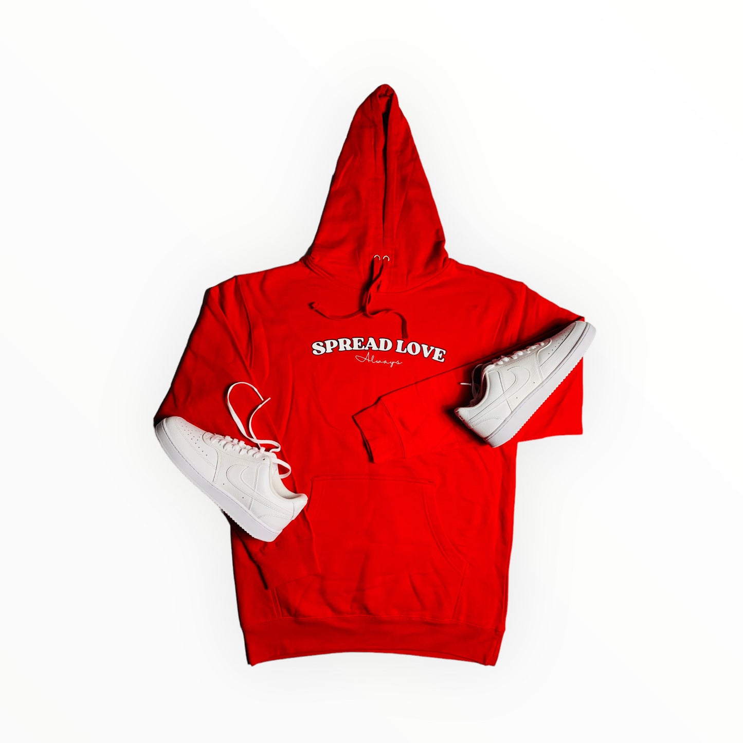 Spread love hoodie ( RED )